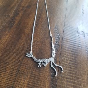 Jurassic Park T-Rex Skeleton Necklace